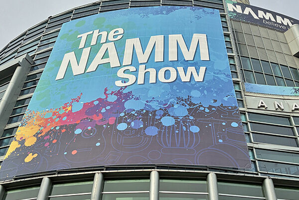 Aria Guitars booth at The NAMM Show 2026